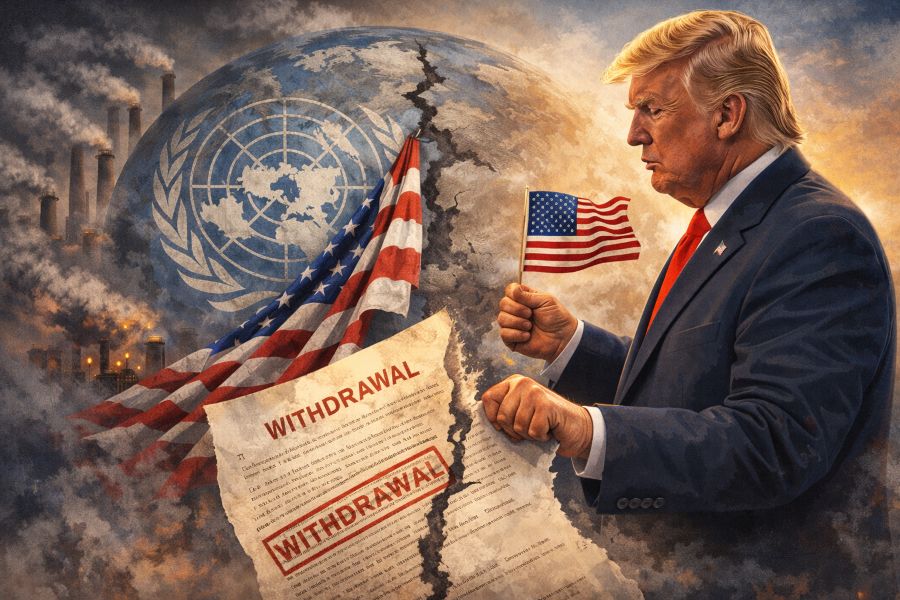 Trump Initiates US Exit from Key UN Climate Bodies; India-led International Solar Alliance (ISA) Also in List